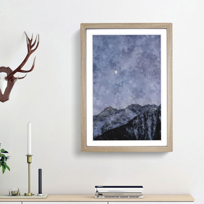 Half a Moon - Picture Frame Painting Print