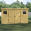 Shiplap Pent Wooden Shed-122082497