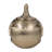 Decorative Jar Metal Aluminum Sculptural Face Design Modern Accent Lid Container Artisan Carved Style-1363444577