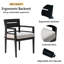 Mobilier d'extérieur en aluminium 5 pièces pour patio