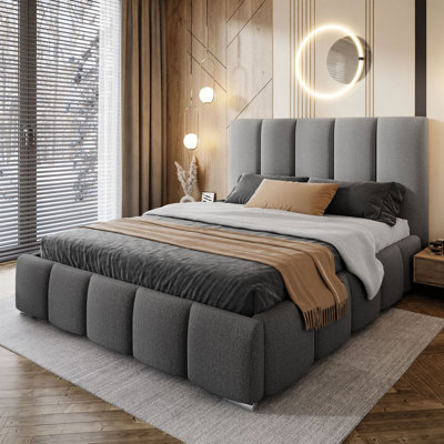 Avnoor SLOANE Upholstered Bed with Storage Box