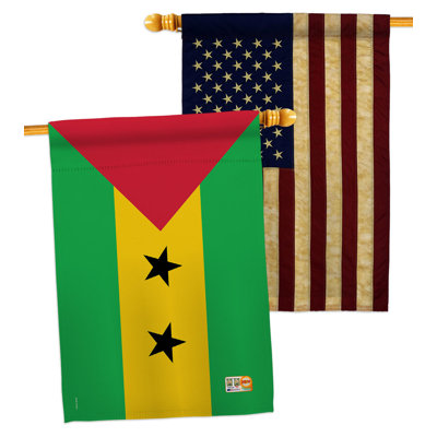 Double Sided 40'' H x 28'' W Polyester House Flag