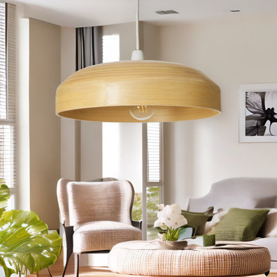 Bamboo Dome Ceiling Light Pendant Shade