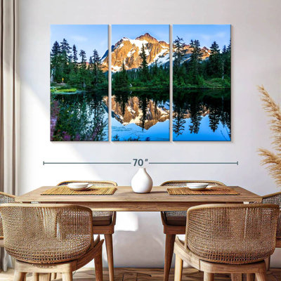 Alvord Washington Trees Lake Reflection