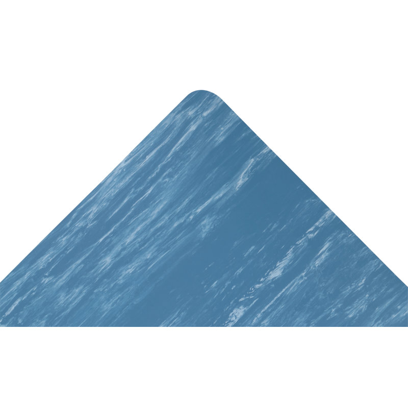Tapis de cuisine Marble Sof-Tyle Grande, Bleu, Rectangle 3 pi x 5 pi