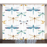 Polyester Semi Sheer Curtain Pair