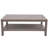 Aluminum End Table with Shelf