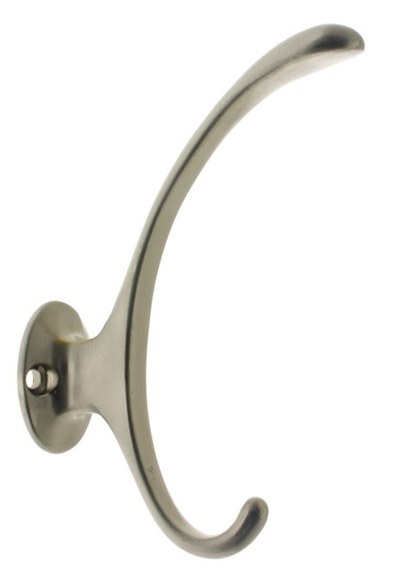 Wall Hook, Satin Nickel