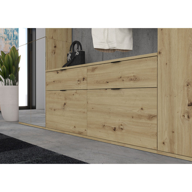Garderobenkombination Murphee, Artisan Oak