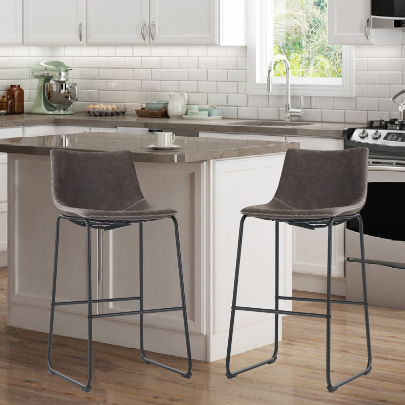 Dinius Counter Stool, Dark Brown