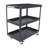 30.5" Heavy Duty Industrial Service Cart 3 Tier Rolling Tool Cart Steel Utility Cart-70672860