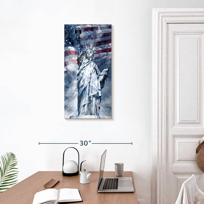 Statue de la liberté moderne, H 30 po x l 15 po