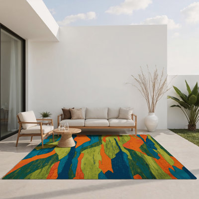 Tapis intérieur et extérieur Earth Ripple
