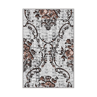 Premium Hall Carpet, 31.5 x 59.1 Inches | 100% Polyester, 0.4 in Pile Height, Antibacterial & Non-Slip PVC Dot Underside | Woven Design with 3D Digital Printing, Machine Washable, Ideal for Home Decor & Entryways