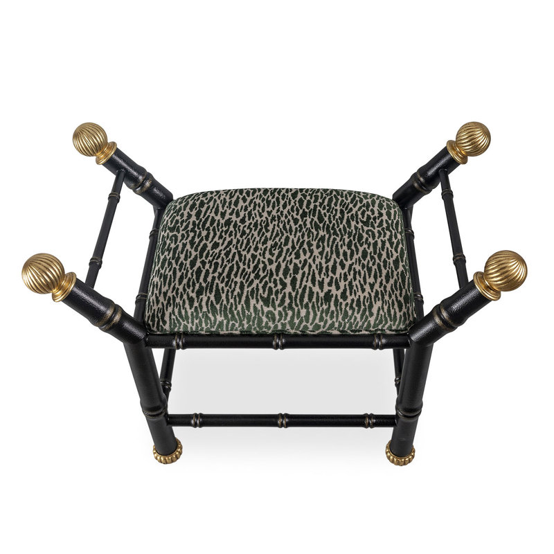 Boca Upholstered Entryway Bench, Black