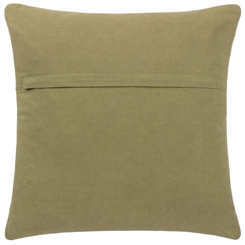 Hush Square Cushion Cover, Avocado
