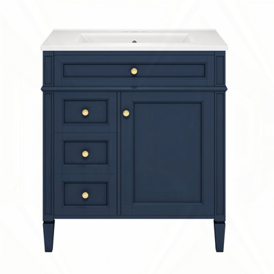 Meuble-lavabo de 30 po avec lavabo supérieur