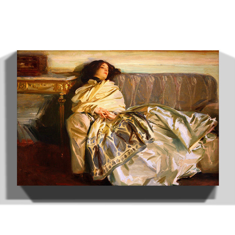 Repose by John Singer Sargent - Wrapped Canvas, 70cm H x 100cm W