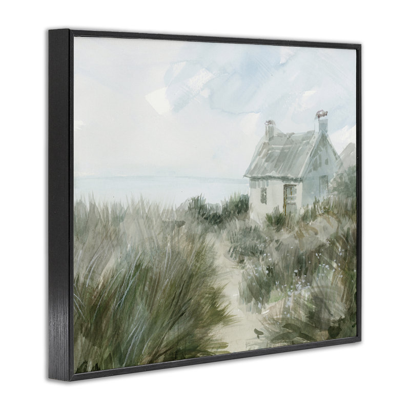 Giclée simple encadrée par le vent, conçue par Danhui Nai, H 24 po x l 30 po, Giclée encadrée noir minuit
