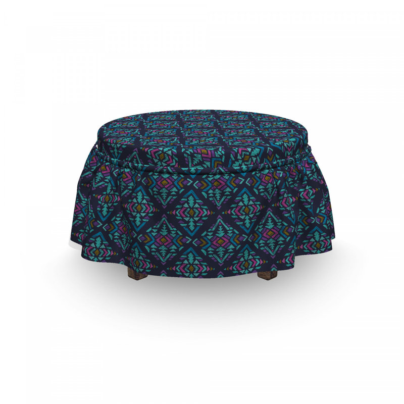 Box Cushion Ottoman Slipcover