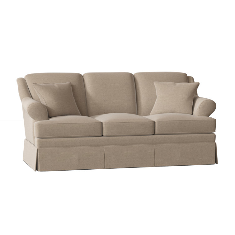 Connor 73" Rolled Arm Sofa with Reversible Cushions