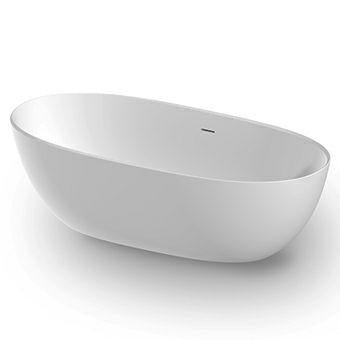 Zucchetti Aloe Freestanding Bathtub 67'' L x 31-1/2'' W