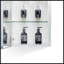 Armoire à pharmacie 15 po x 26 po avec miroir réglable et fixation murale en aluminium pour salle de bain