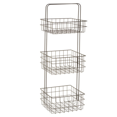 Amalea Freestanding Stainless Steel Shower Caddy