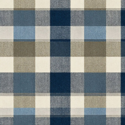 Papier peint adhésif auto-adhésif à carreaux bleu beige à motif de carreaux de papier pelucheux et adhésif amovible pour armoires de cuisine de chambre 17,7 po x 118 po