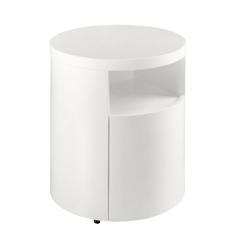48cm W Manufactured Wood Bedside Table