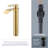Waterfall Single Handle Tall Bathroom Faucet With Pop Up Drain-121781444