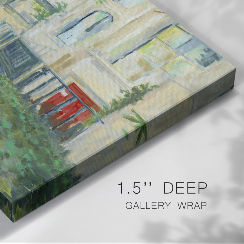 Sunny Side of the Street-Gallery Wrapped Canvas, H 8 po x l 12 po