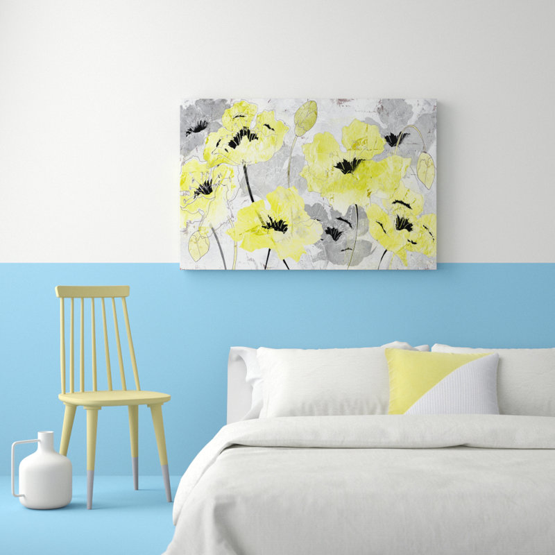 Poppies 1 Piece Wrapped Canvas Wall Art, 81.3cm H x 122cm W