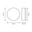 Philips LED Doris Ceiling Light 40K 17W IP44 Cool White