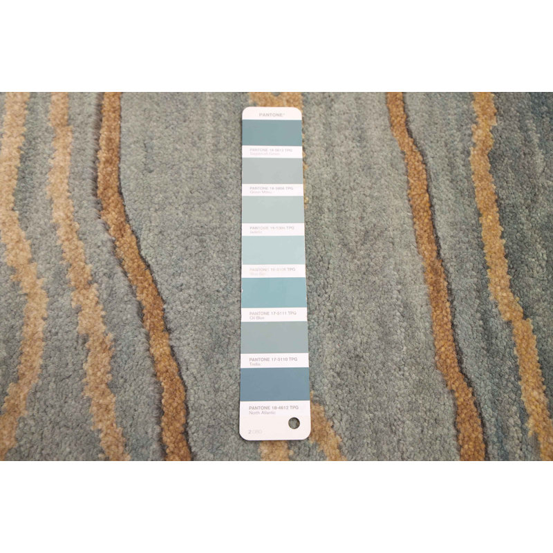 Tapis bleu Peshawar Ziegler 5 pi 0 po x 6 pi 11 po