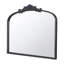 Miroir arqué exquis avec cadre orné pour une décoration intérieure élégante