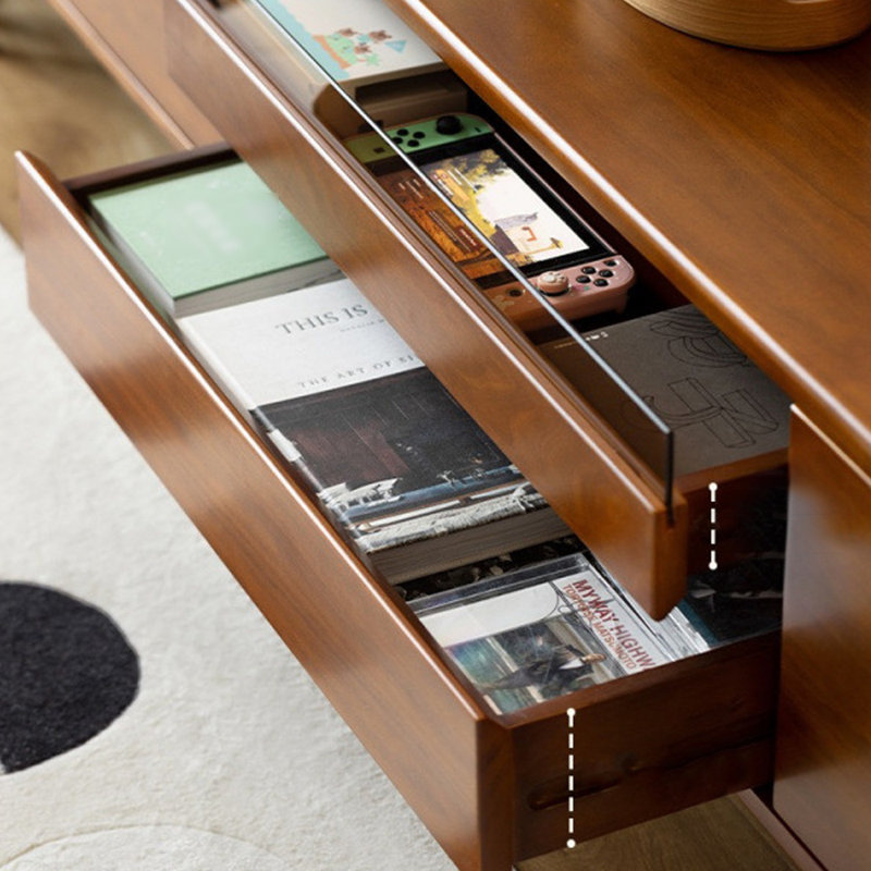 Meuble télé de style nordique médiéval, 70.87"