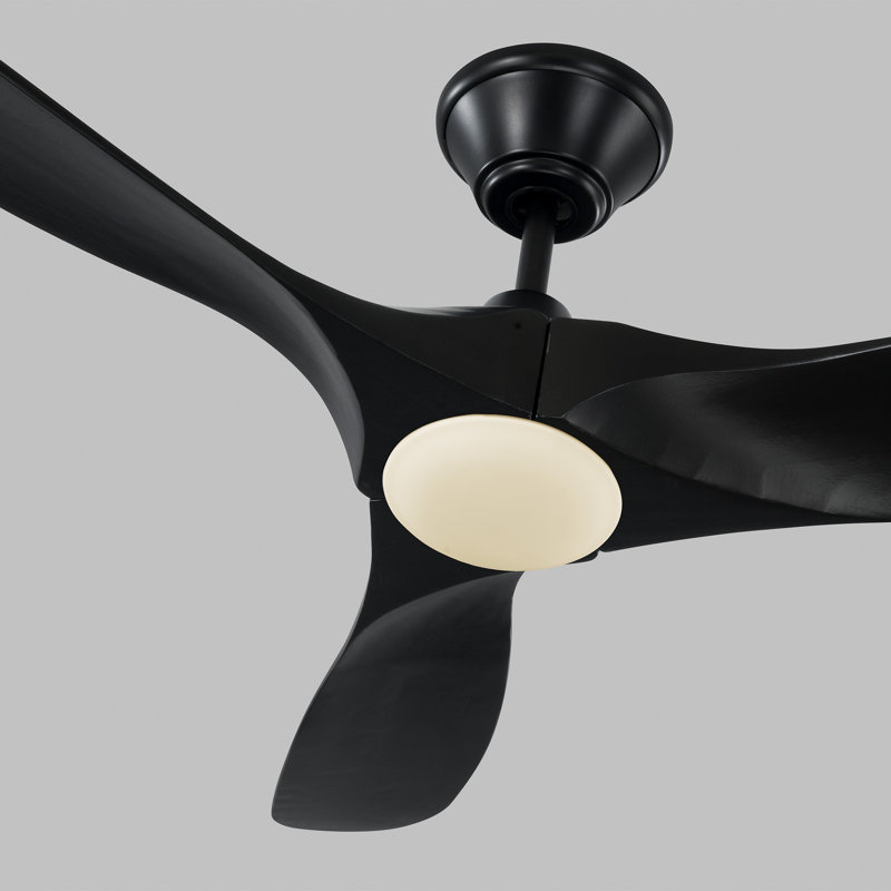  Ventilateur de plafond standard à 3 pales Elianna avec télécommande et ensemble d'éclairage inclus, 52 pouces