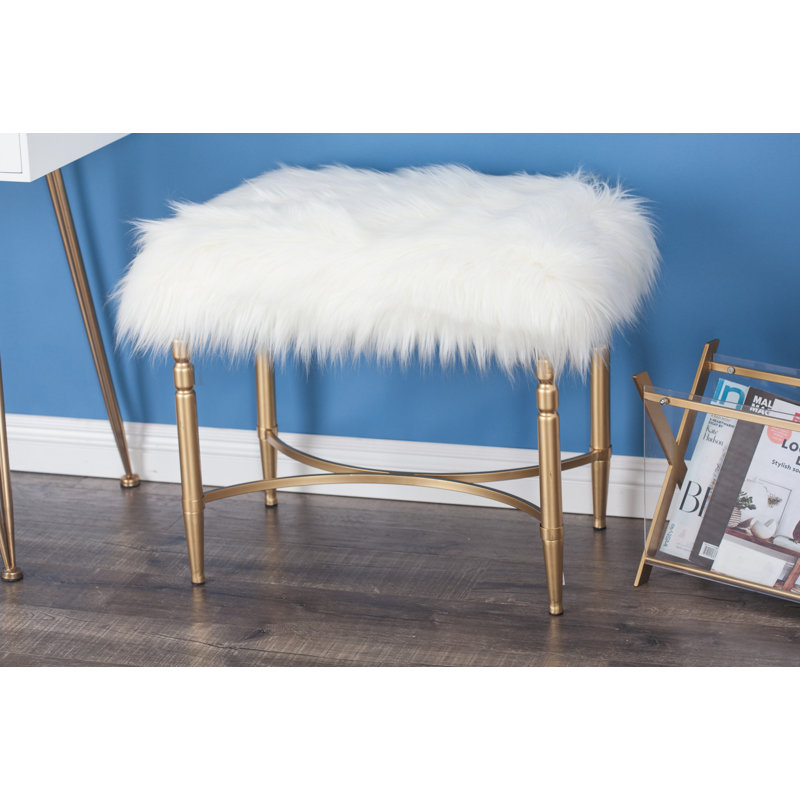 Tabouret d'appoint Askerby, Doré