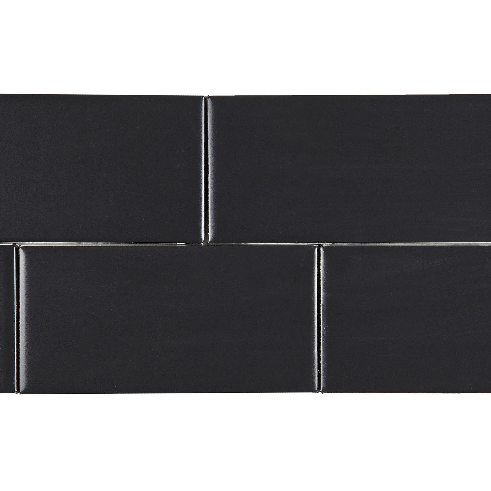 Guilford 3" x 6" Ceramic Subway Tile, Matte Black