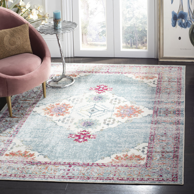 Tapis performance à motif sud-ouest Haneul, Rectangle de 5 pi x 8 pi