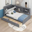 Structure de lit simple avec 2 tiroirs-727367615