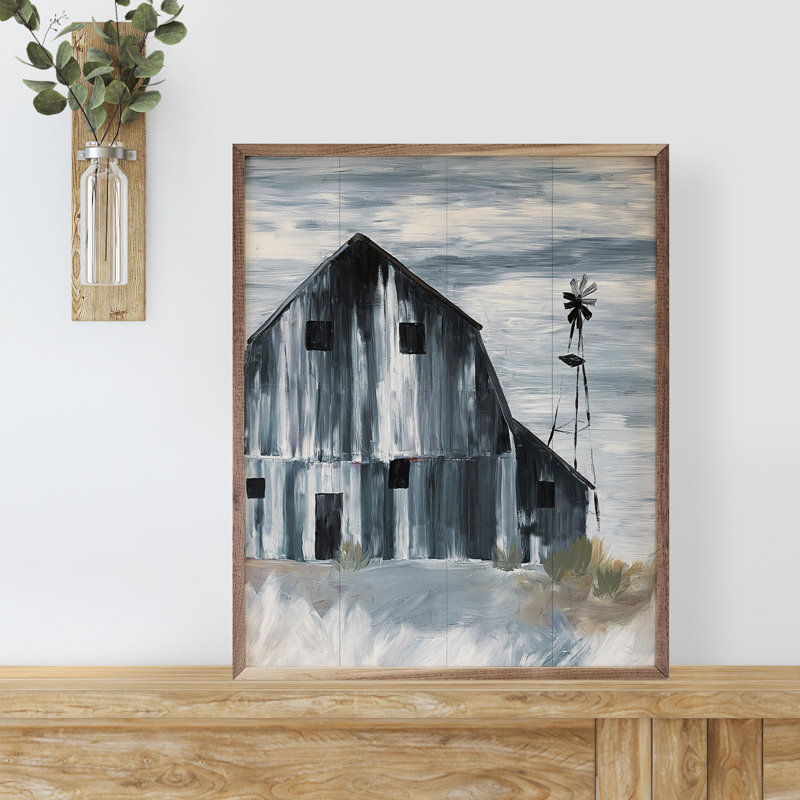 Daytime Barn par Morgan Adams, Jour, H 10 po x l 8 po