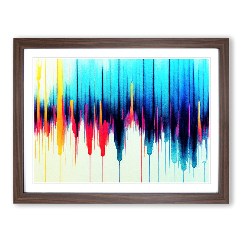 Equalizer Audio Vol.3 Abstract - Wall Art, 46cm H x 64cm W x 2cm D, Walnut