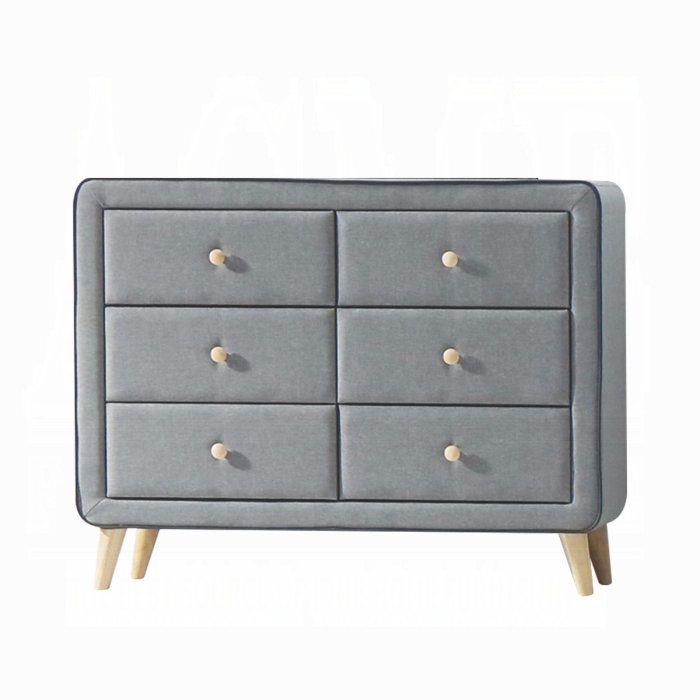 ACME Valda Dresser, Light Gray Fabric
