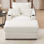 Canapé simple de 41,7 po de style moderne avec espace de rangement-1559611364