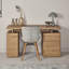 Bureau d'écriture rectangulaire avec 2 armoires de rangement 53,15 "Cuuba-815320678