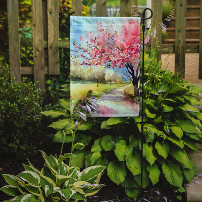 Drapeau de jardin double en polyester H 15,5 po x l 11,25 po
