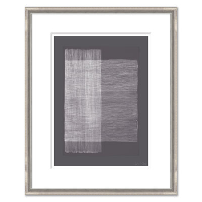 Plum Crosshatchings, Small IV Framed Drawing Print