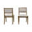 Nakhyla Modern Wood Square Counter Height Kitchen Table with Chairs, Brown-101342878